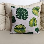Sarung Bantal Sofa Monstera #01