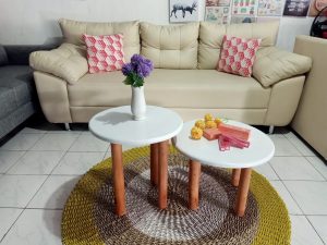 Meja kaki 4 1 set - Image 3