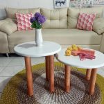 Meja kaki 4 1 set
