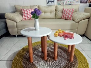 Meja kaki 4 1 set