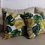 Sarung Bantal Yellow Monstera 2 pcs