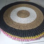 Rug Karpet diameter 120 hitam