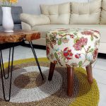 Stool Bulat (Round Stool) Stool motif #014